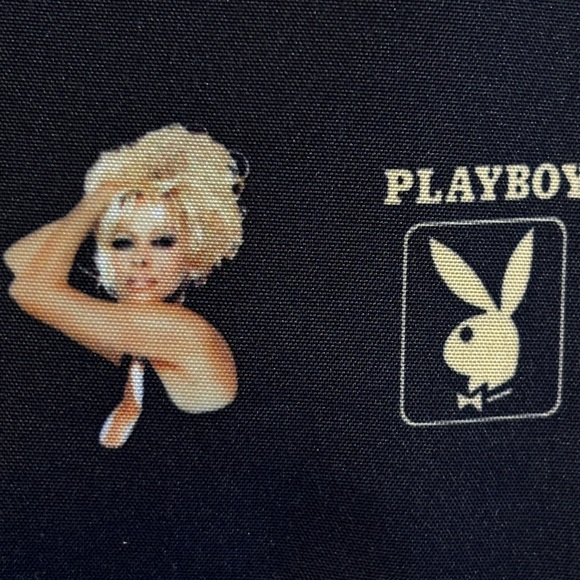 Vintage Playboy Pamela Anderson Short Sleeve Button Down Shirt Size XL - Picture 7 of 12